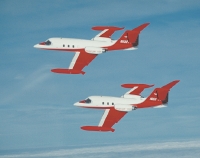 Learjets in Flight