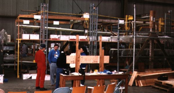 Aircraft Mounted in Test Rig